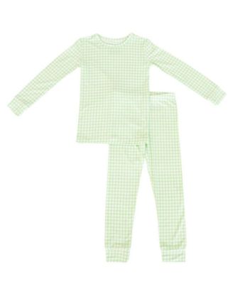  Boys' Pistachio Gingham Pajama Set - Baby, Little Kid