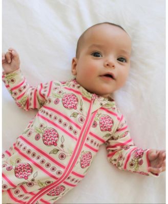  Girls' Pomegranate Soiree Bamboo Sleeper - Baby