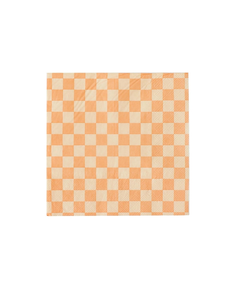 Jollity & Co. Checkered Paper Cocktail Napkins, Set of 20