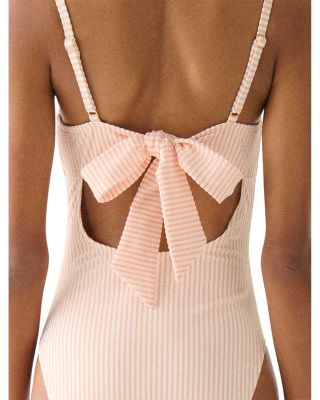 Bow Back One Piece Swimsuit