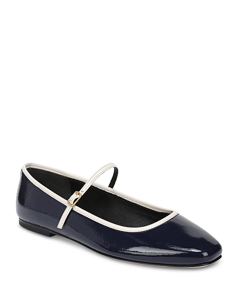 Veronica Beard Ellie Mary Jane Flat In Blue