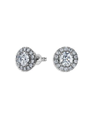 Eternity Certified Lab Grown Diamond Halo Stud Earrings