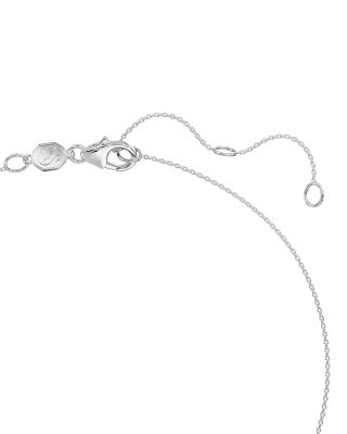 14K White Gold Galaxy Certified Lab Grown Diamond Mixed Cut Drop Pendant Necklace, 15.75-18.12"