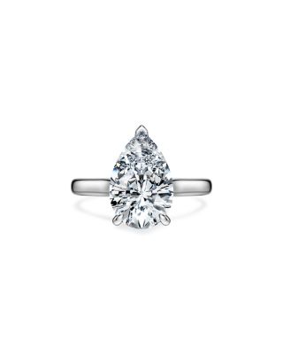 Eternity Certified Lab Grown Diamond Pear-Shape Engagement Ring