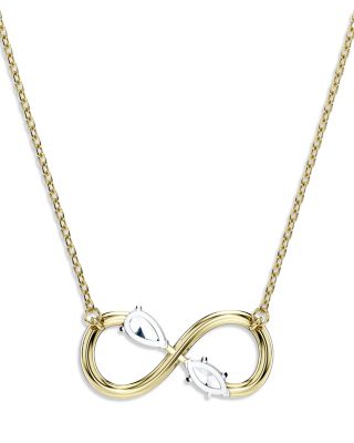 Eternity Certified Lab Grown Diamond Infinity Pendant Necklace, 15.87-17.87&amp;quot;