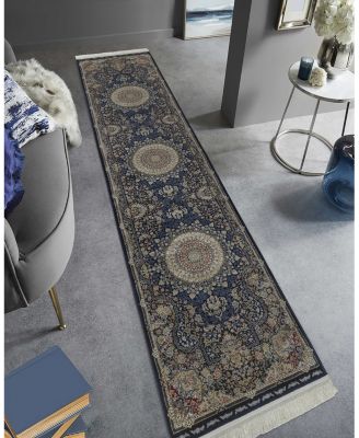 MINK HOME Majestic Elegance Tabriz Runner Area Rug, 2'3" x 10'