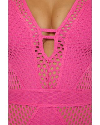 Castaway Plunge One Piece Swimsuit