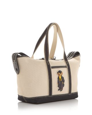 Polo Bear Canvas Mini Shopper Tote