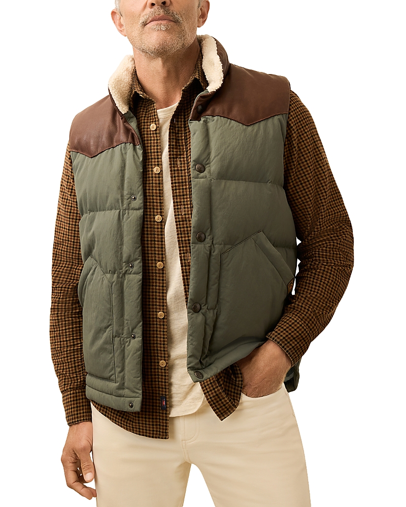 Faherty Men's Range Down Vest