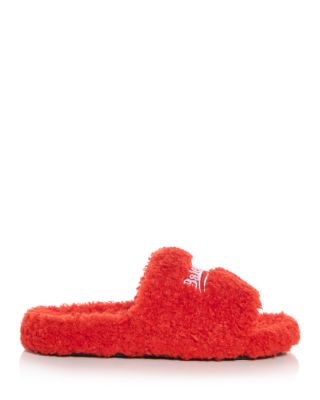 Women's Furry Slide Slippers