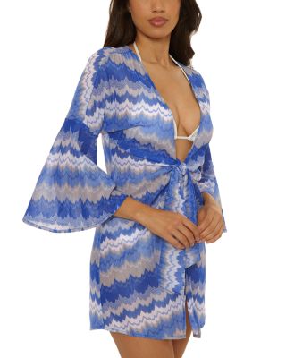 Santorini Textured Knit Cover Up Tunic