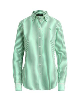 Classic Fit Striped Broadcloth Shirt