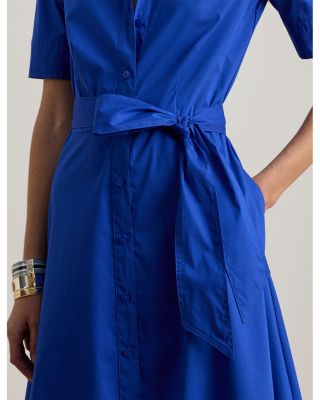 Petites Belted Shirt Dress