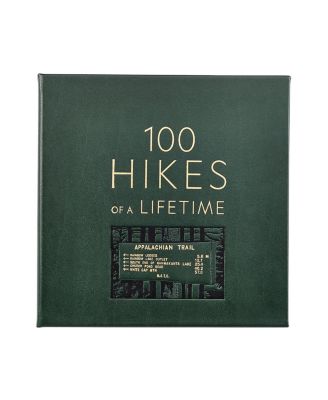  100 Hikes of a Lifetime Leather Bound Book