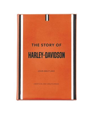 The Story of Harley Davidson Leather Bound Book