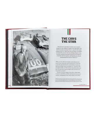 The Story of Ferrari Leather Bound Book