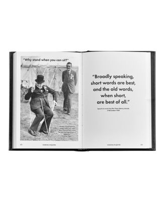 Churchill Wit and Wisdom Leather Bound Book