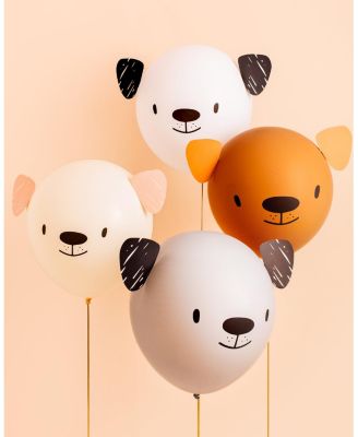 Bow Wow Puppy Dog Birthday DIY Balloon Decorating, Set of 20 Balloons and Accessories