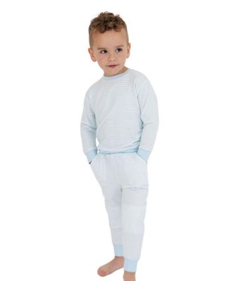  Boys' Seaside Stripe Little Lounger Bamboo Sweatsuit - Baby, Little Kid