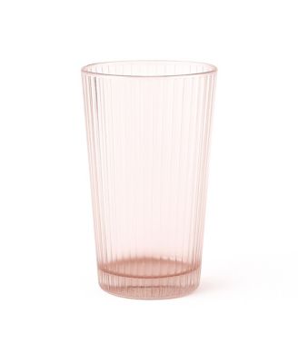  Pressed Pink Tall Glasses, Set of 4