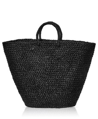 Braided Raffia Tote Bag
