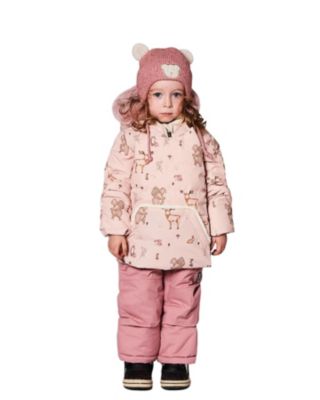 Girls' Two-Piece Snug Snowsuit Bear - Baby, Little Kid