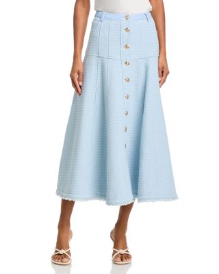 Birdseye Tweed Skirt