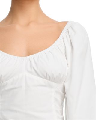 Bow Back Peasant Top - Exclusive