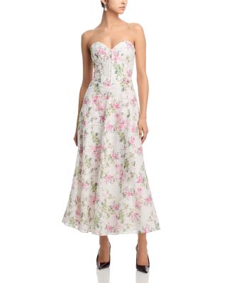 Strapless Smocked Back Dress - Exclusive