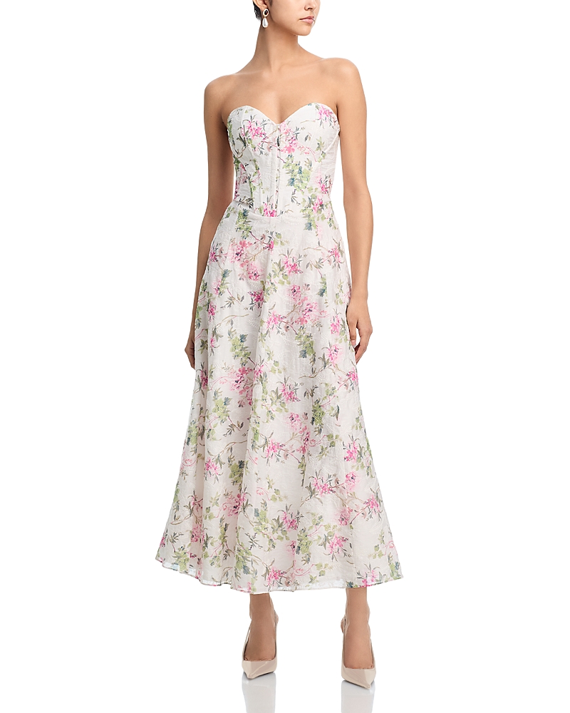 Aqua x Wuthering Heights Strapless Smocked Back Dress - Exclusive