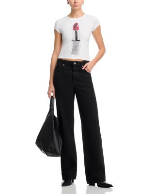  Lipstick Graphic Baby Tee