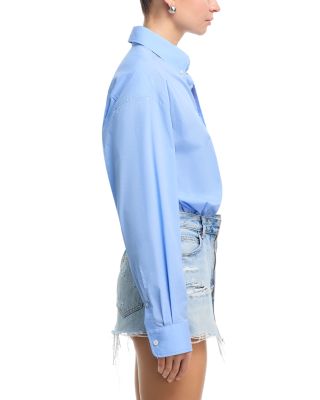 Mixed Media Romper Skort 