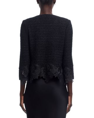 Heritage Floral Lace Appliqu&eacute; Knit Jacket