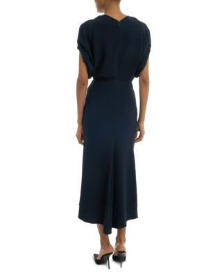 Blouson Midi Dress