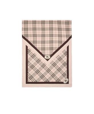 Check Knight Stamp Silk Scarf