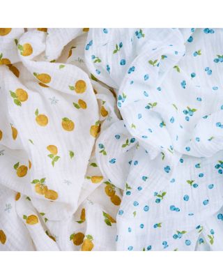 Unisex Cotton Muslin Swaddle Blankets, 2 Pack