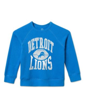 Unisex NFL Detroit Lions Hot Route Raglan Fleece - Little Kid, Big Kid