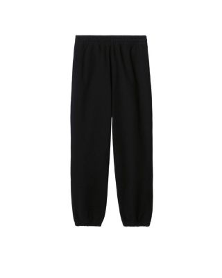 Check Label Cotton Jogging Pants