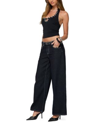 Coraline Button Cutout Halter Top