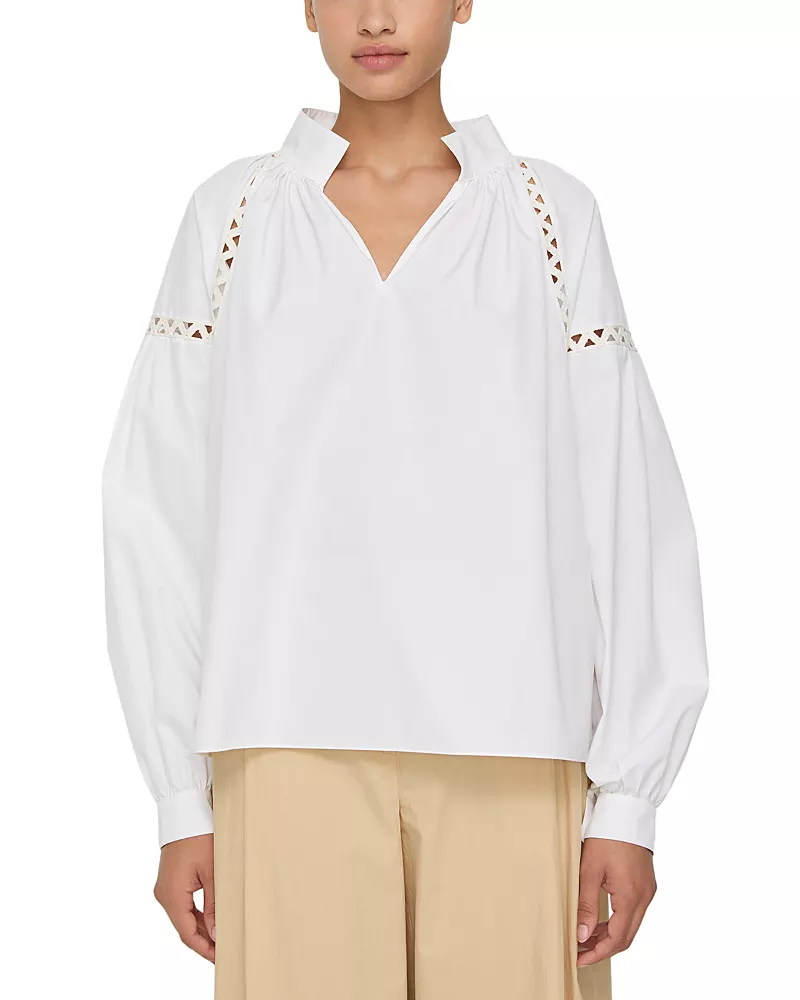 Lafayette 148 New York Raglan Sleeve Top