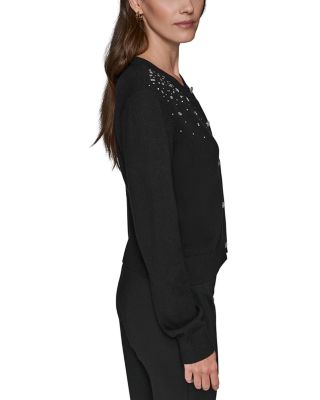 Jeweled Short Cardigan
