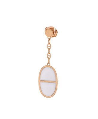 Chaine d'Ancre Verso Earrings 18K Rose Gold with Ceramic