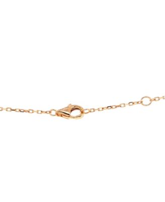  Juste un Clou Pendant Necklace 18K Rose Gold and Pave Diamonds, 15.25 - 16"