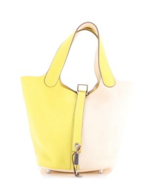 PM Picotin Lock Bag Bicolor Clemence