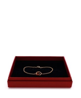  Love Interlocking Bracelet 18K Rose Gold