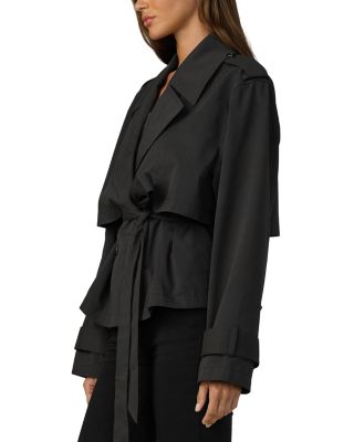The Liz Cropped Trench Coat