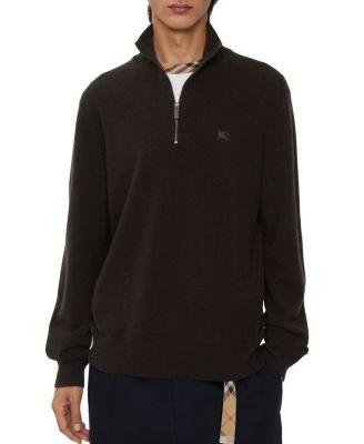 Cashmere Blend Quarter Zip Sweater