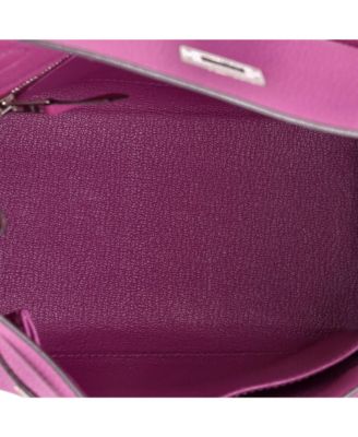 Kelly 25 Handbag Pink Togo with Palladium Hardware