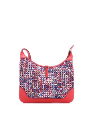 31 Trim Duo Bag Printed Silk and Leather