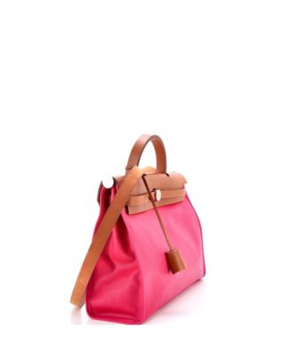 31 Herbag Zip Berline Vache Canvas and Leather